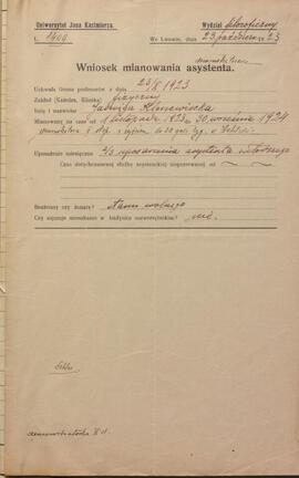 Halaubrenner - Klonowiecka Jadwiga