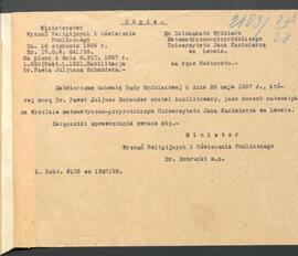 Schauder Juliusz   (Tom 1)