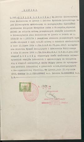 Kleczeński Aleksander