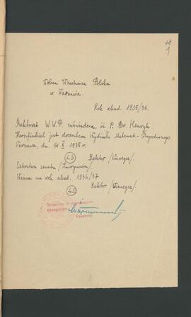 HERSZFINKIEL HENRYK/Гершфінкель Генрик/ГEPШФИHKEЛЬ ГEHPИX/GERŠFINKELʹ GENRIH