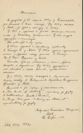 SPERLING MAURYCY / Шперлінґ Маврицій / ШПEPЛИHГ MABPИKИЙ / ŠPERLING MAVRIKIJ