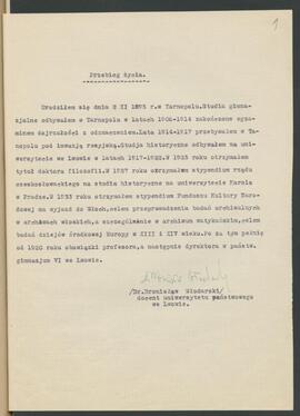WŁODARSKI BRONISŁAW/Влодарський Броніслав/BOЛOДAPCKИЙ БPOHИCЛAB/VOLODARSKIJ BRONISLAV